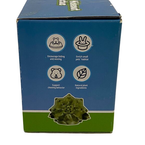 Teewy Edible Cactus Hideout Green Small Pet Rodents Dwarf Hamster Mouse Mice New - Picture 10 of 10